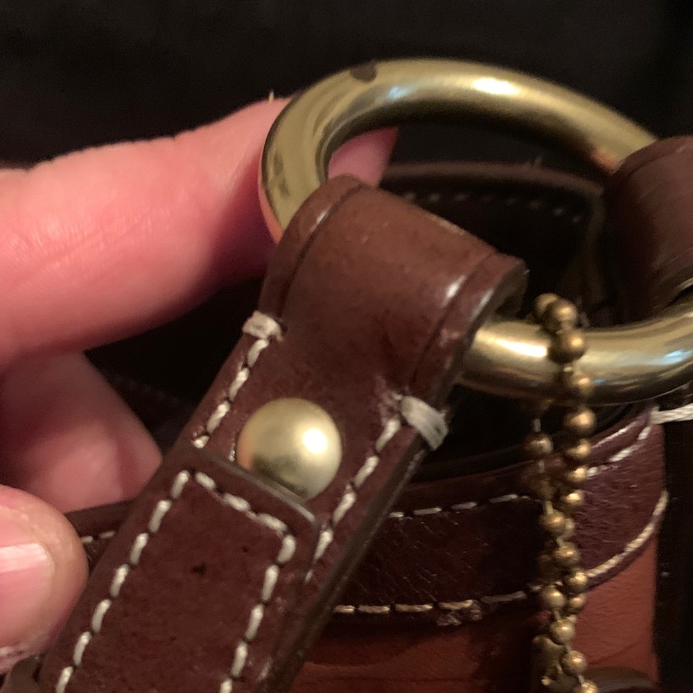 Coach Patchwork Leather Shoulder Bag - Picture 7 of 12